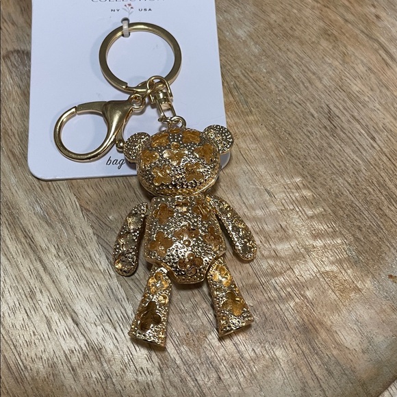 Lulla Collection Multicolor Bear Keychain - Picture 3 of 3